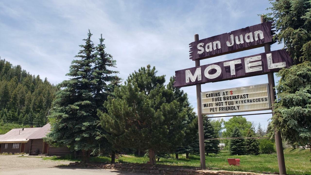 San Juan Motel & Cabins Pagosa Springs Exterior foto